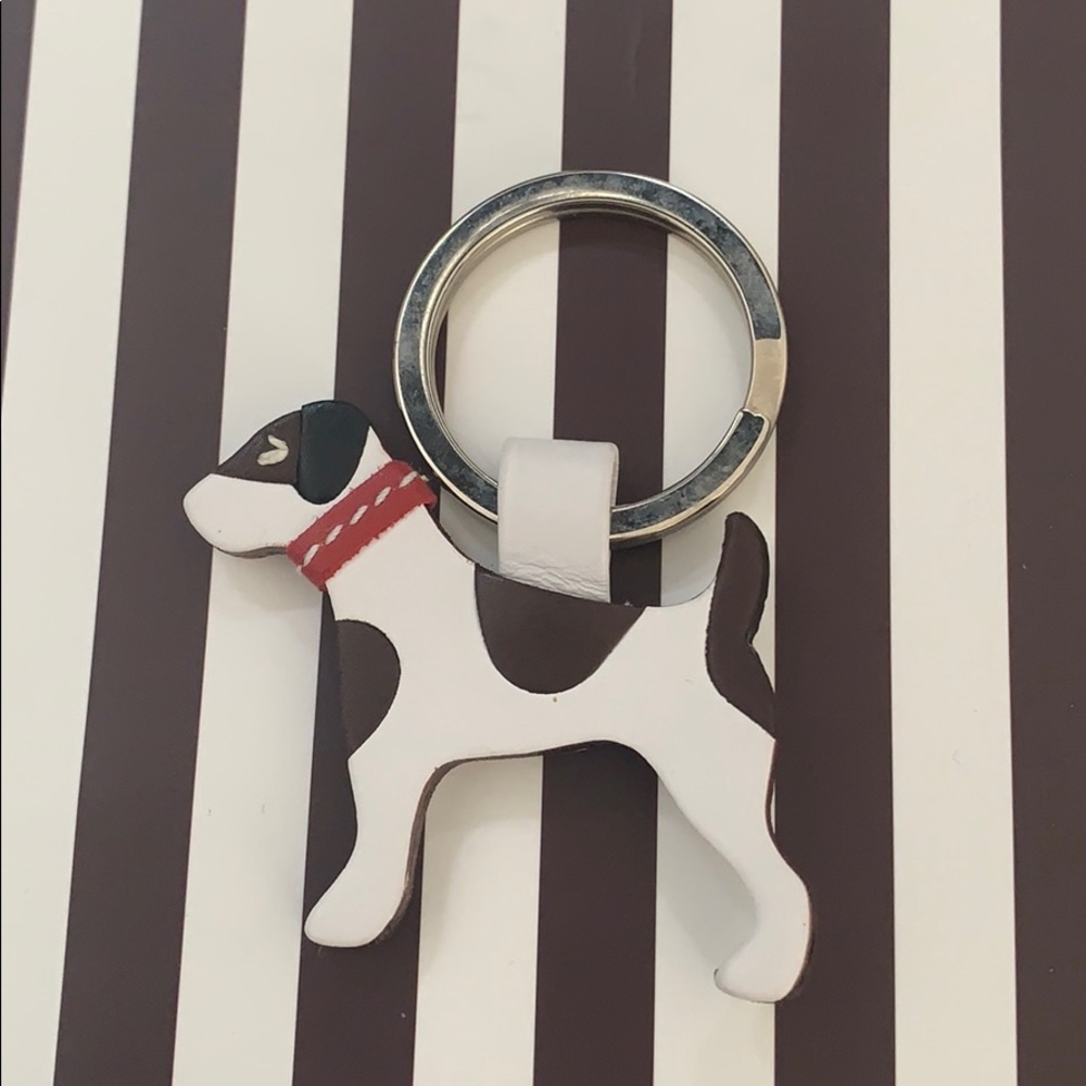 COACH spotted dog keyfob/ keychain